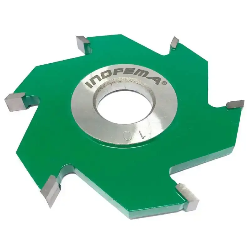 Fresa Ranhura HW 125 x 10 x 30mm com 6 Dentes 1800.14 INDFEMA — fotografia de referência