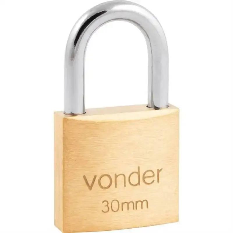 Cadeado de latão 30 MM Vonder — fotografia de referência
