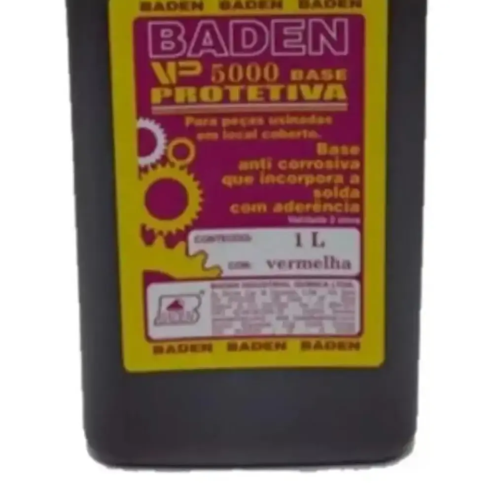 Tinta verniz antioxidante base protetiva VP5000 1L Baden — fotografia 5