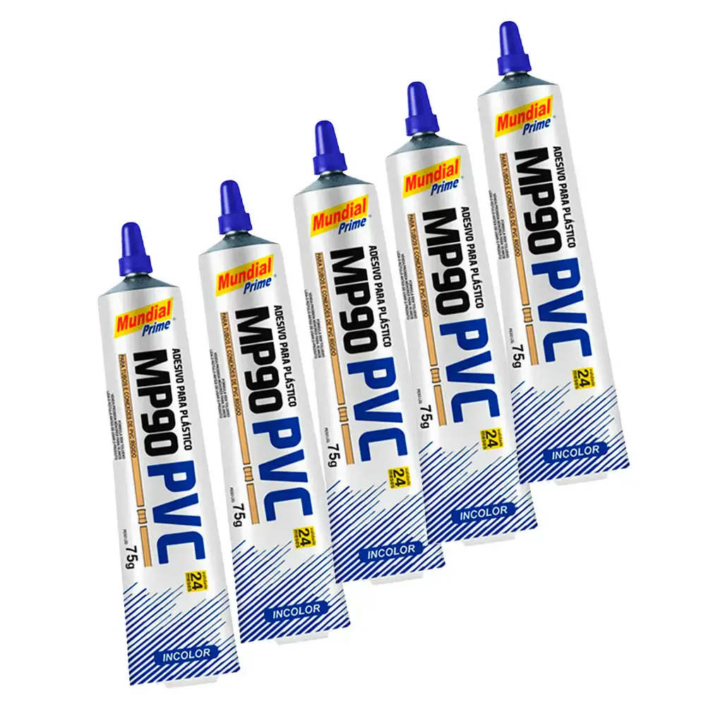 Cola pvc MP90 75G LI0500017 5 unidades mundial prime — fotografia de referência
