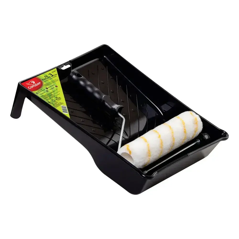 Kit para pintura anti-respingo 10MM 23CM com 3 peç Condor — fotografia 7