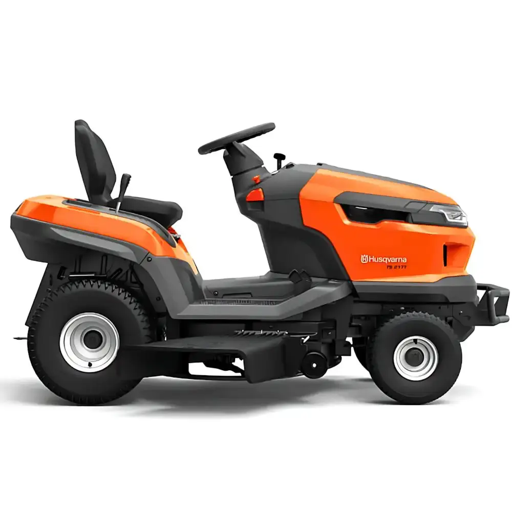 Trator cortador de grama gasolina 19 HP 4T corte 108 CM TS217TM Husqvarna — fotografia 5