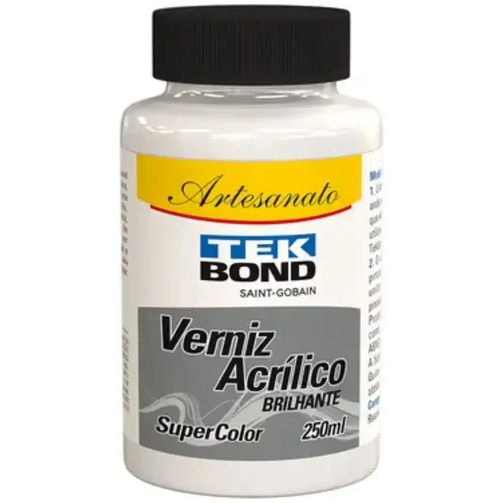 Verniz acrílico brilhante 250ML tekbond TEK Bond