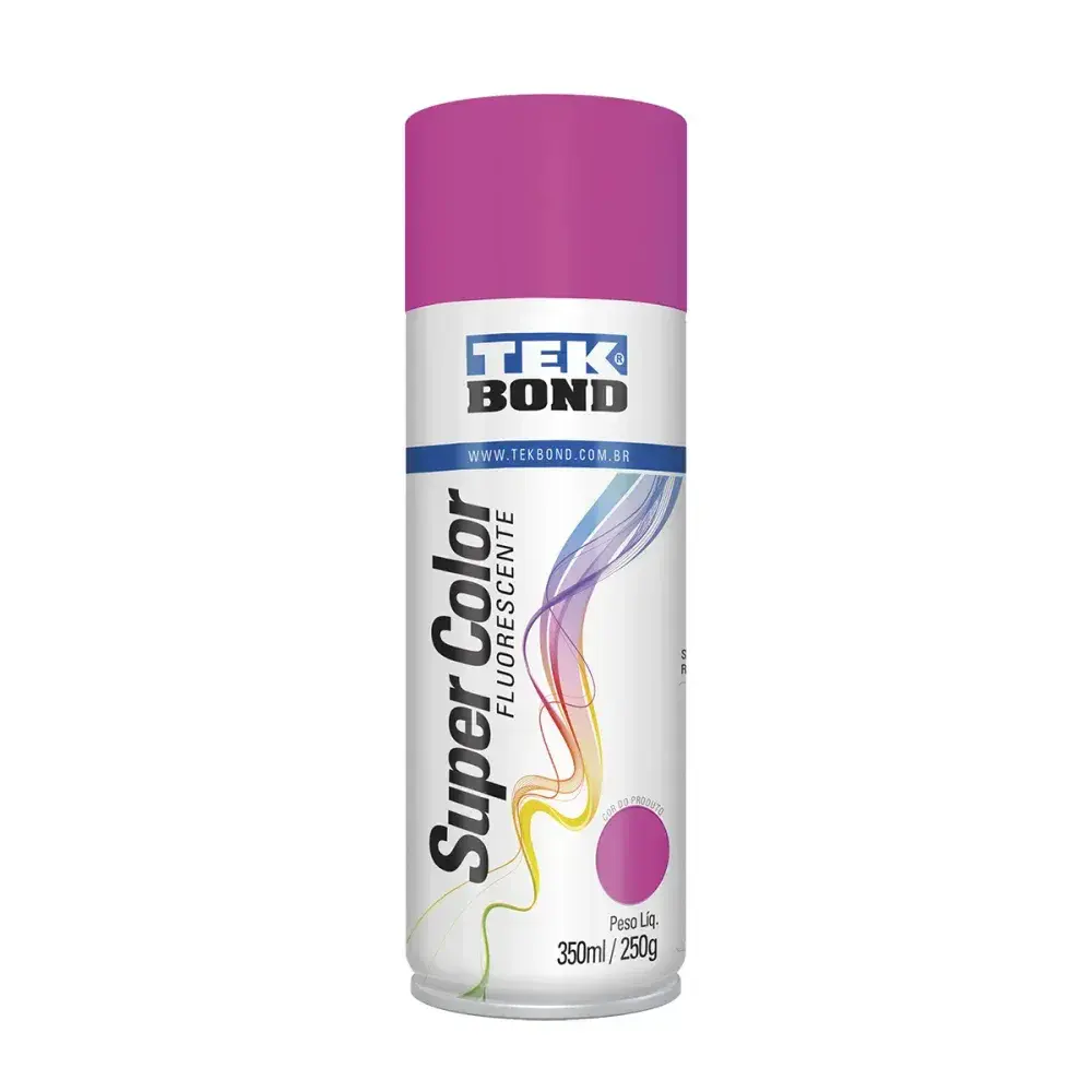 Tinta spray luminosa Tekbond rosa 350ML — fotografia 2