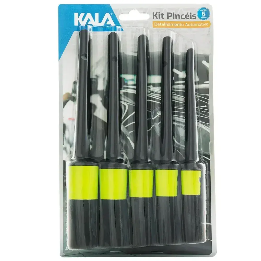Kit pinceis de detalhamento para automóveis com 5 peç Kala — fotografia 6