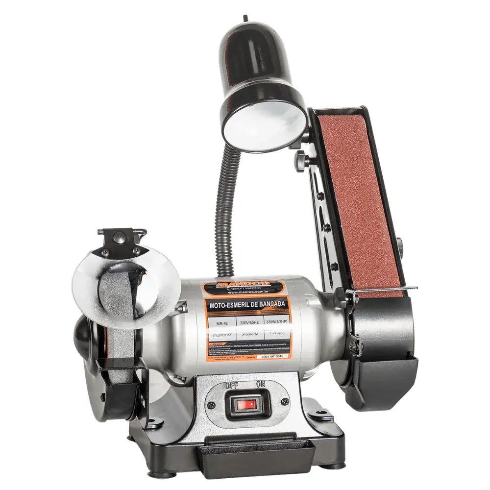 Moto esmeril lixadeira hobby 370W MR-46 Manrod - 220V mono — fotografia de referência