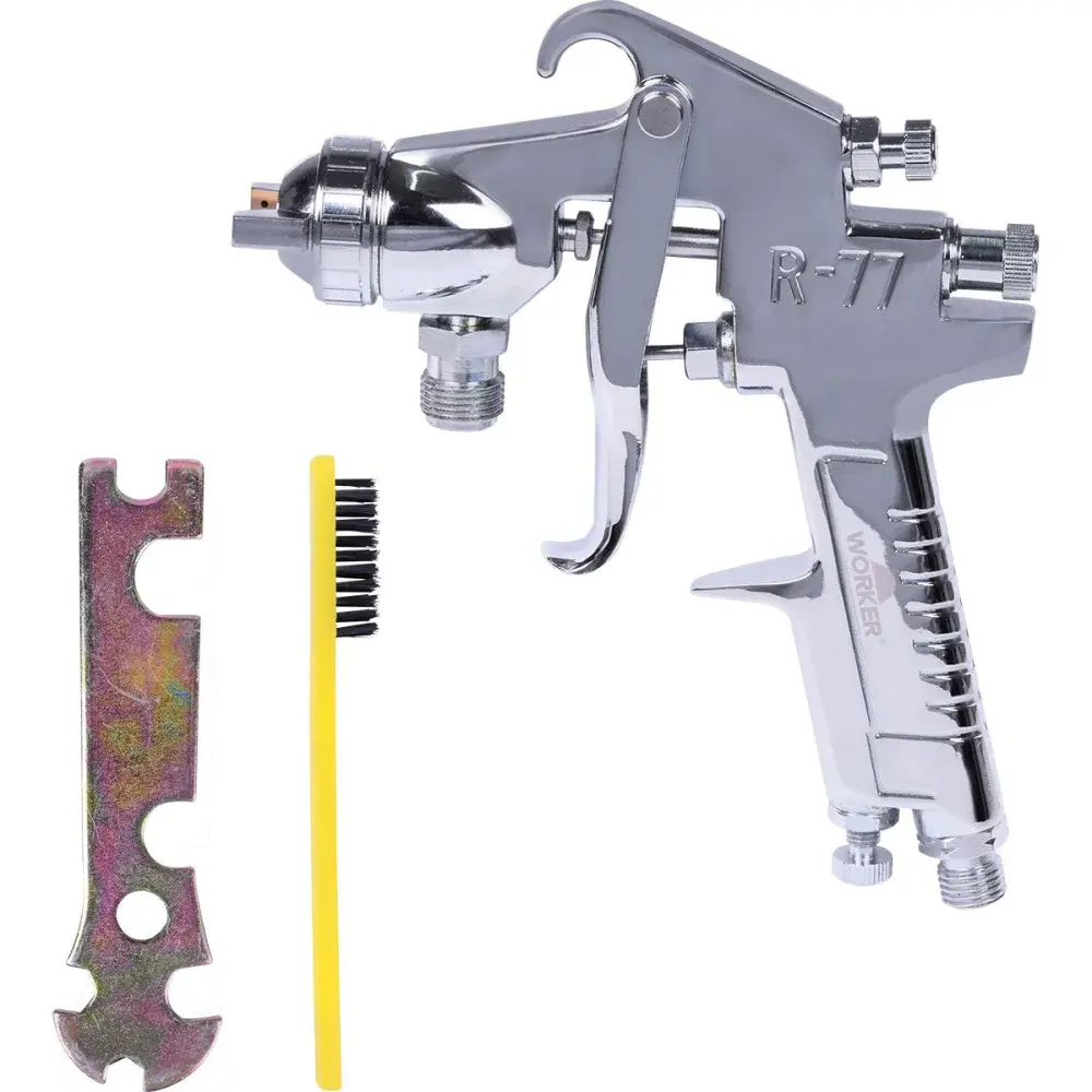 Pistola para pintura tanque de pressão Worker — fotografia de referência
