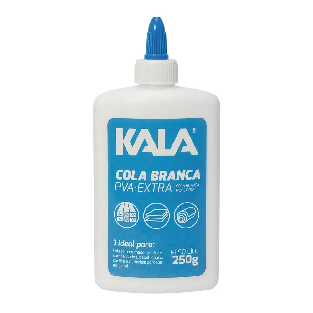 Adesivo cola branca pva extra Kala 250G — fotografia de referência