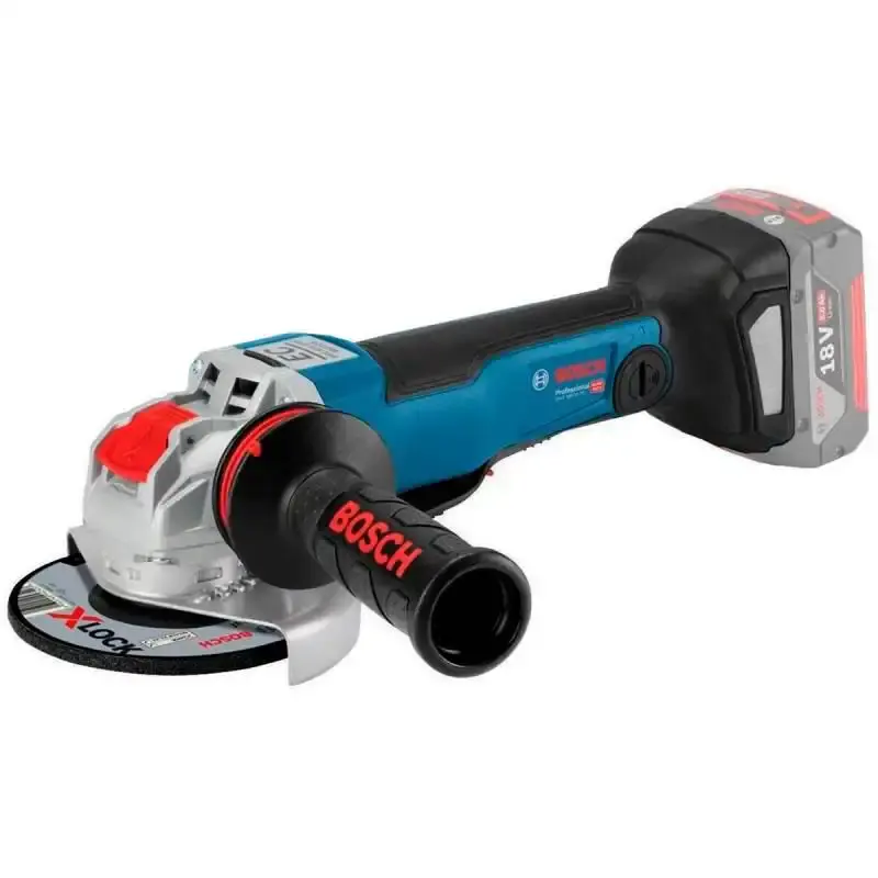 Esmerilhadeira Angular 18V 4.1/2 e 5 POL XLOCK 18V-10 PC Brushless s/ Carregador e Bateria BOSCH — fotografia 2