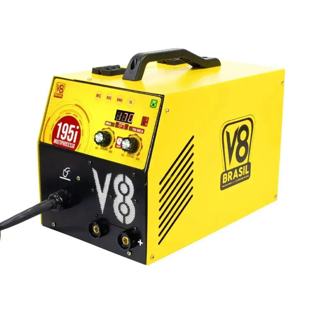 Máquina de solda multiprocesso 195I com tocha 220V V8 brasil — fotografia 7