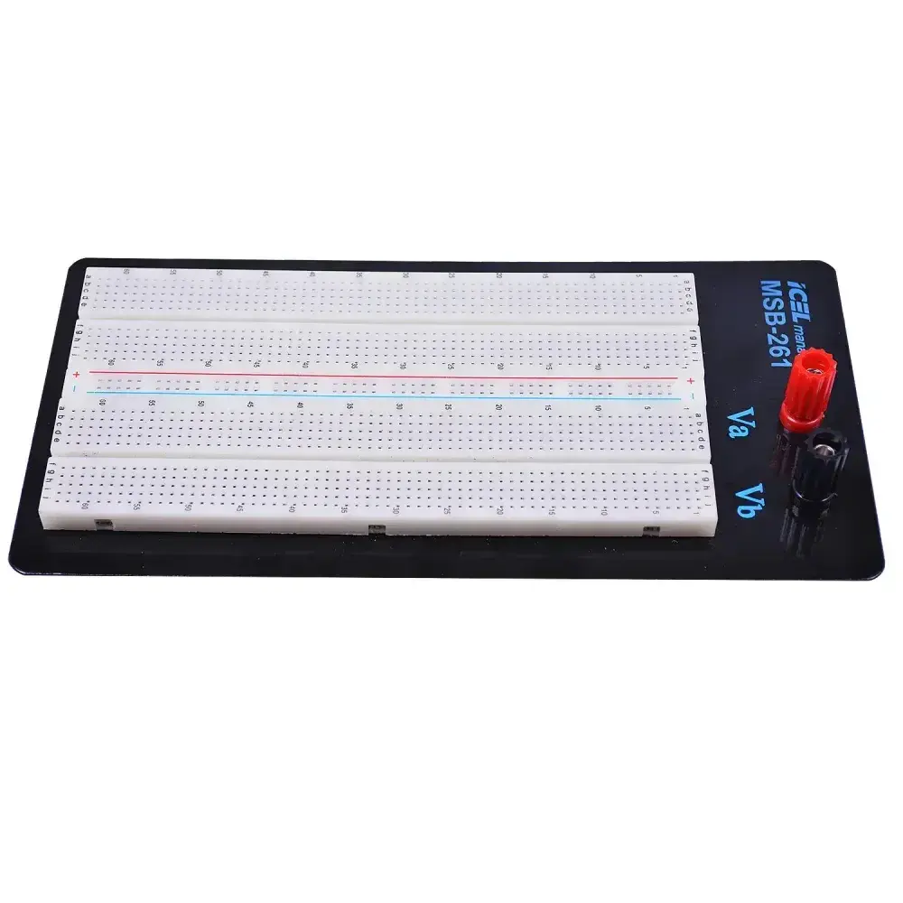 Protoboard com 2 bornes 1360 furos MSB-261 Icel — fotografia 8