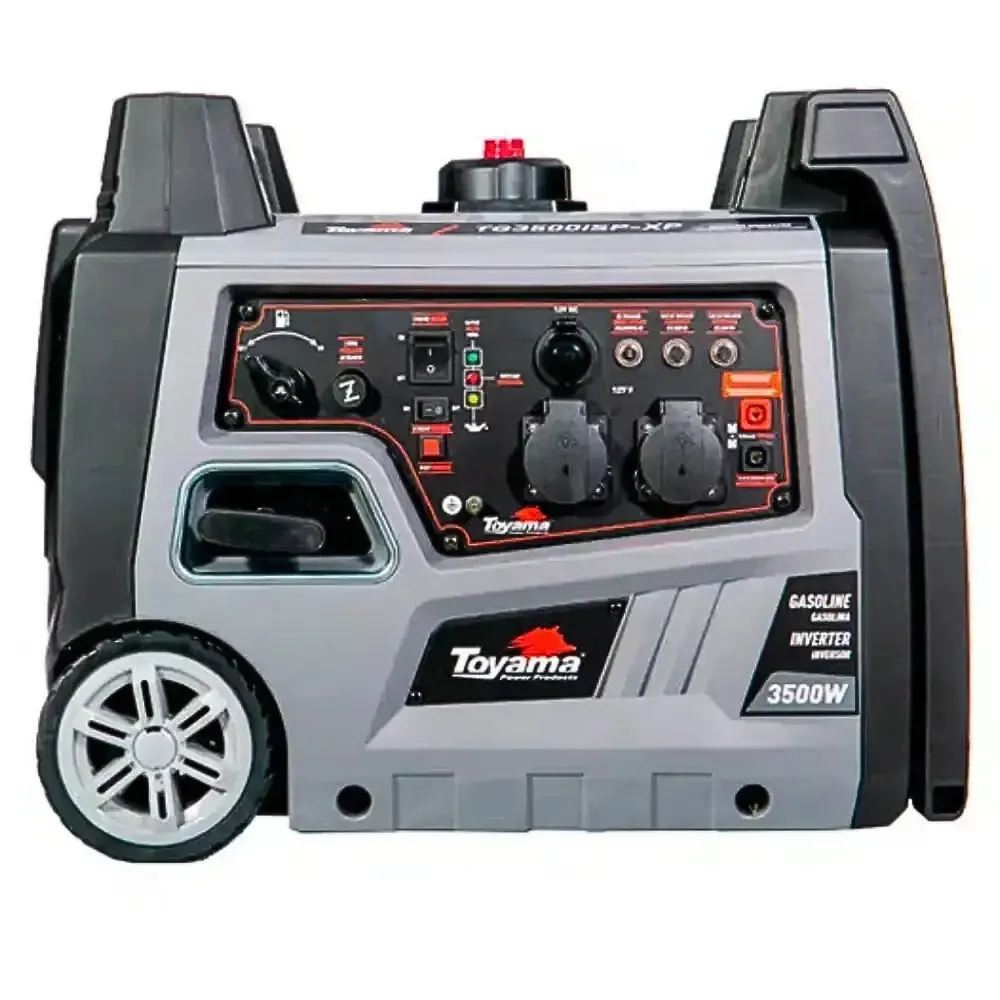 Gerador energia portátil à gasolina 3,5 KVA silencioso partida manual TG3500I Toyama — fotografia 4