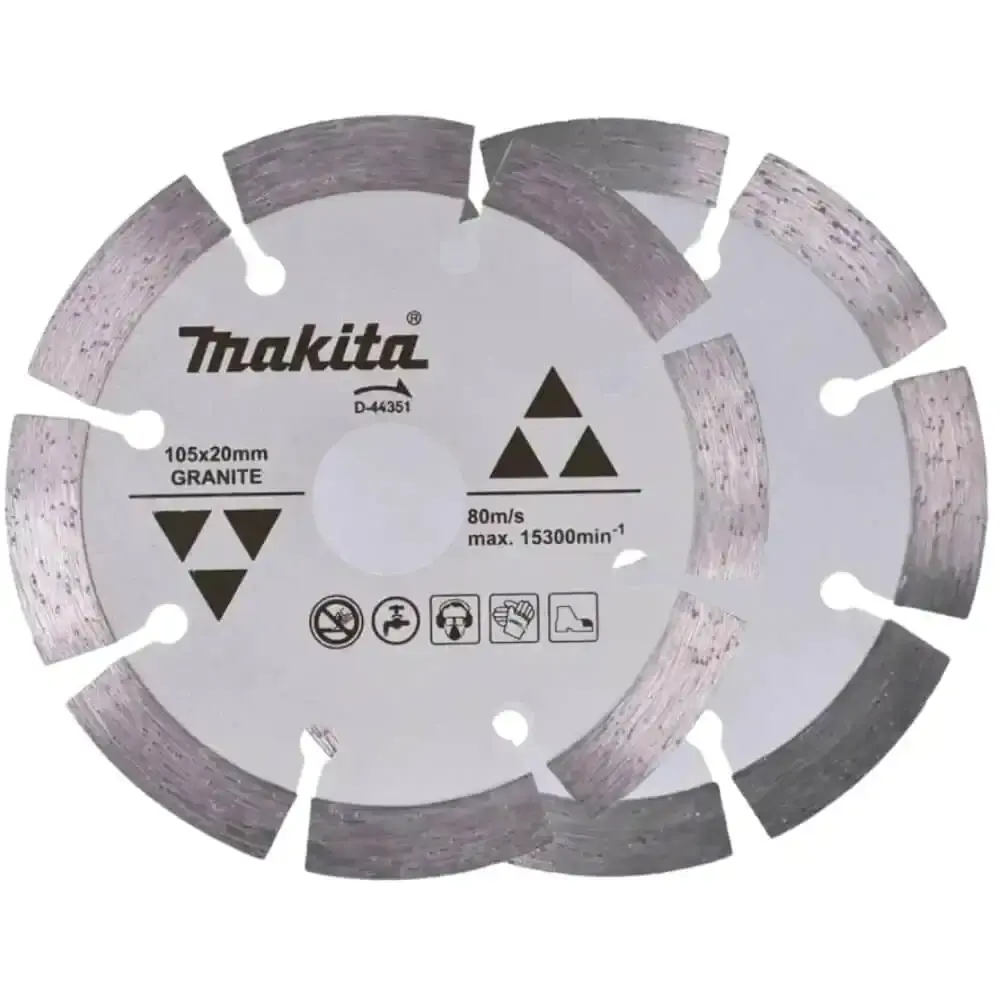 Disco de corte diamantado 4.1/8 polegadas 105 MM para granito D-44351 Makita — fotografia 3