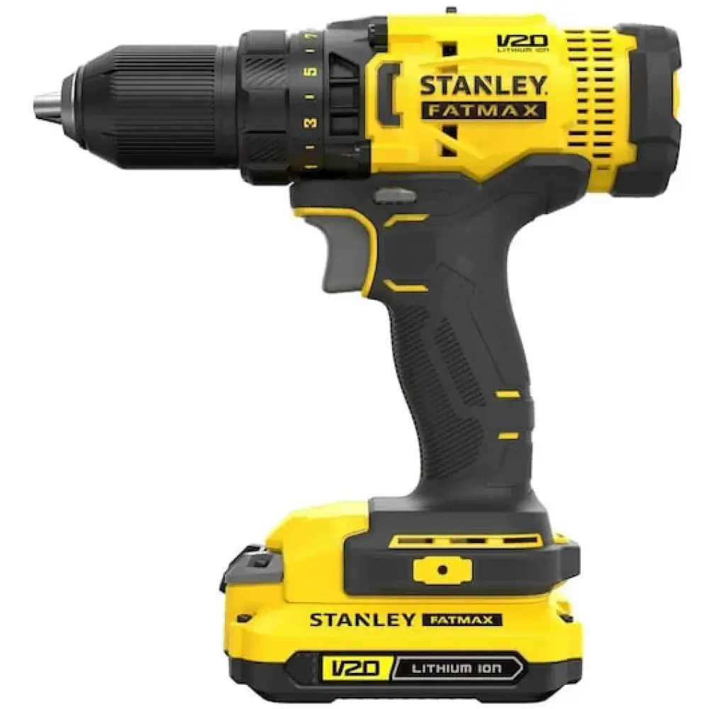 Parafusadeira furadeira 1/2” 20V bateria c/ maleta Stanley — fotografia 4