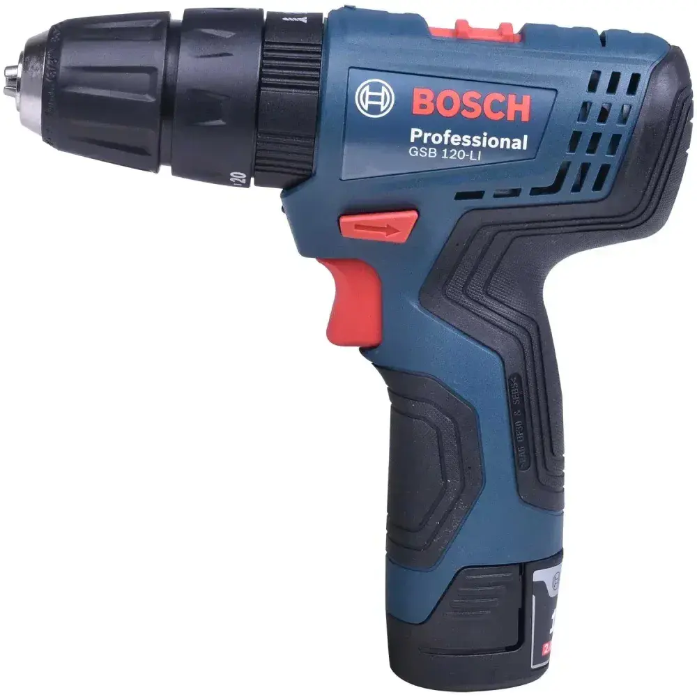Parafusadeira furadeira de impacto a bateria 3/8 12V biv Bosch — fotografia 12