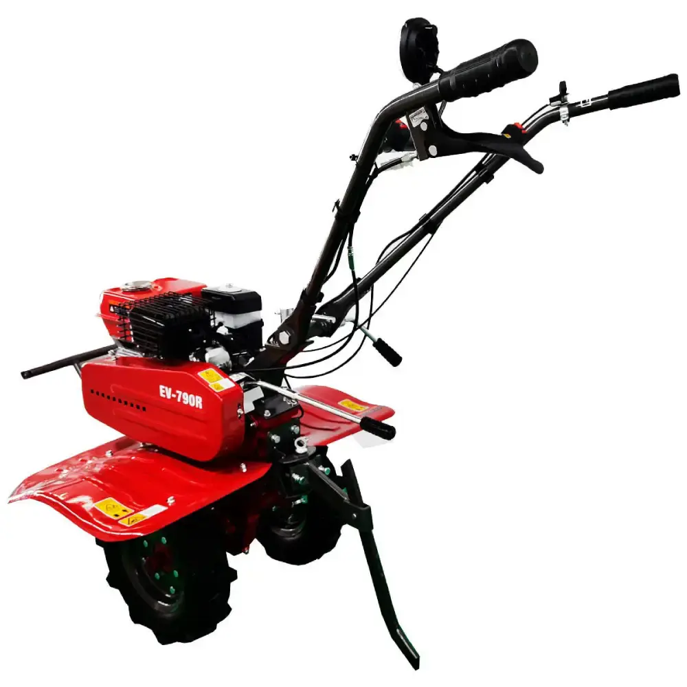 Motocultivador gasolina 7,0 HP 4T 212 CC rodas e enxadas EV790R Evald — fotografia 5