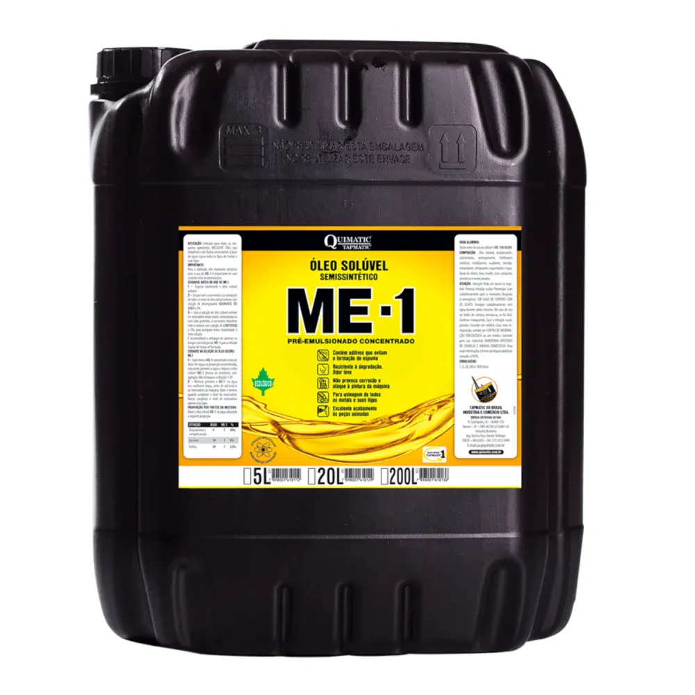 Óleo solúvel semissintético eco ME-1 20L quimatic tapmatic — fotografia de referência
