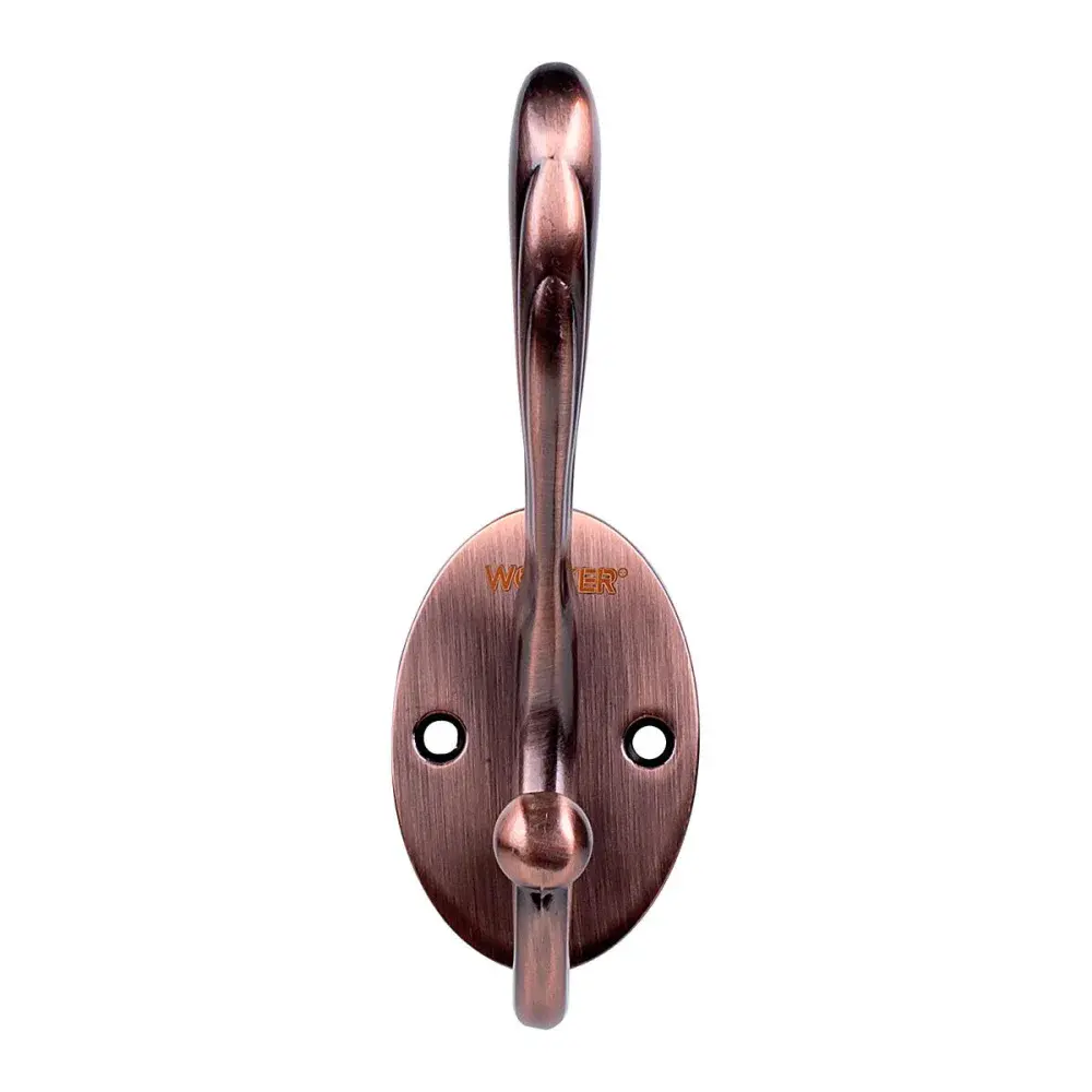 Gancho de parede duplo alumínio - cor cobre antigo Worker — fotografia 3