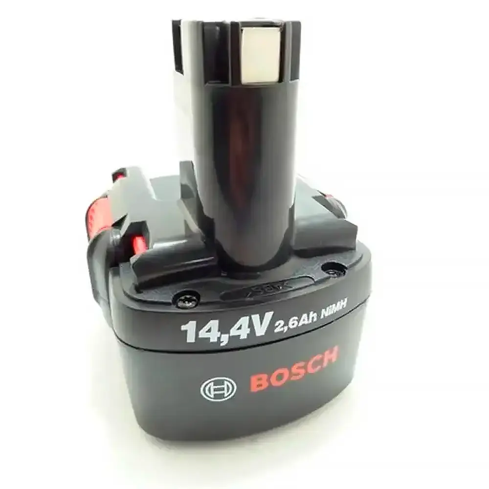 Bateria de 14.4V com 2.6 ah nimh para parafusadeira GDR 14.4 v 2607335685 Bosch — fotografia de referência