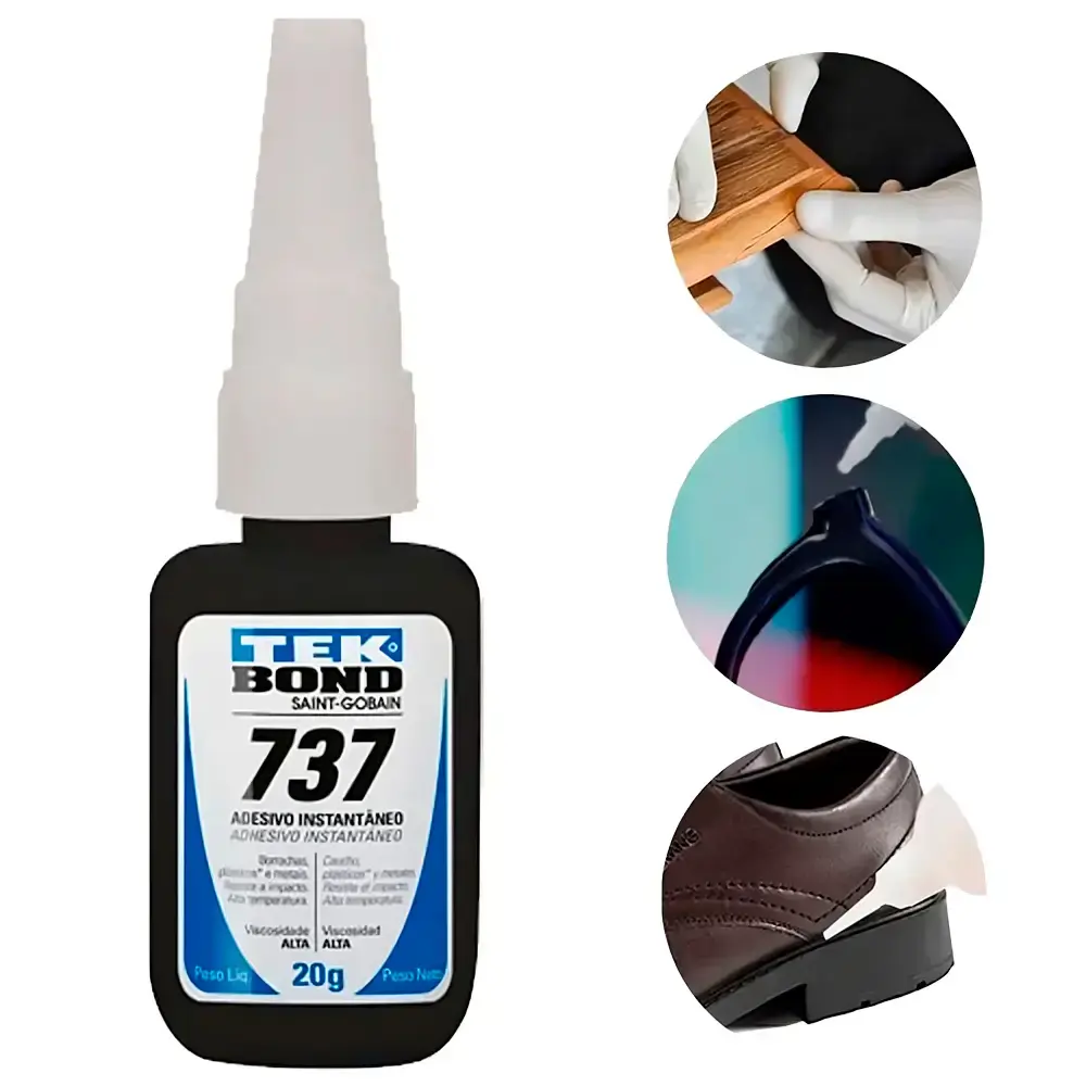 Adesivo instantâneo 737 20 gramas Tekbond — fotografia de referência