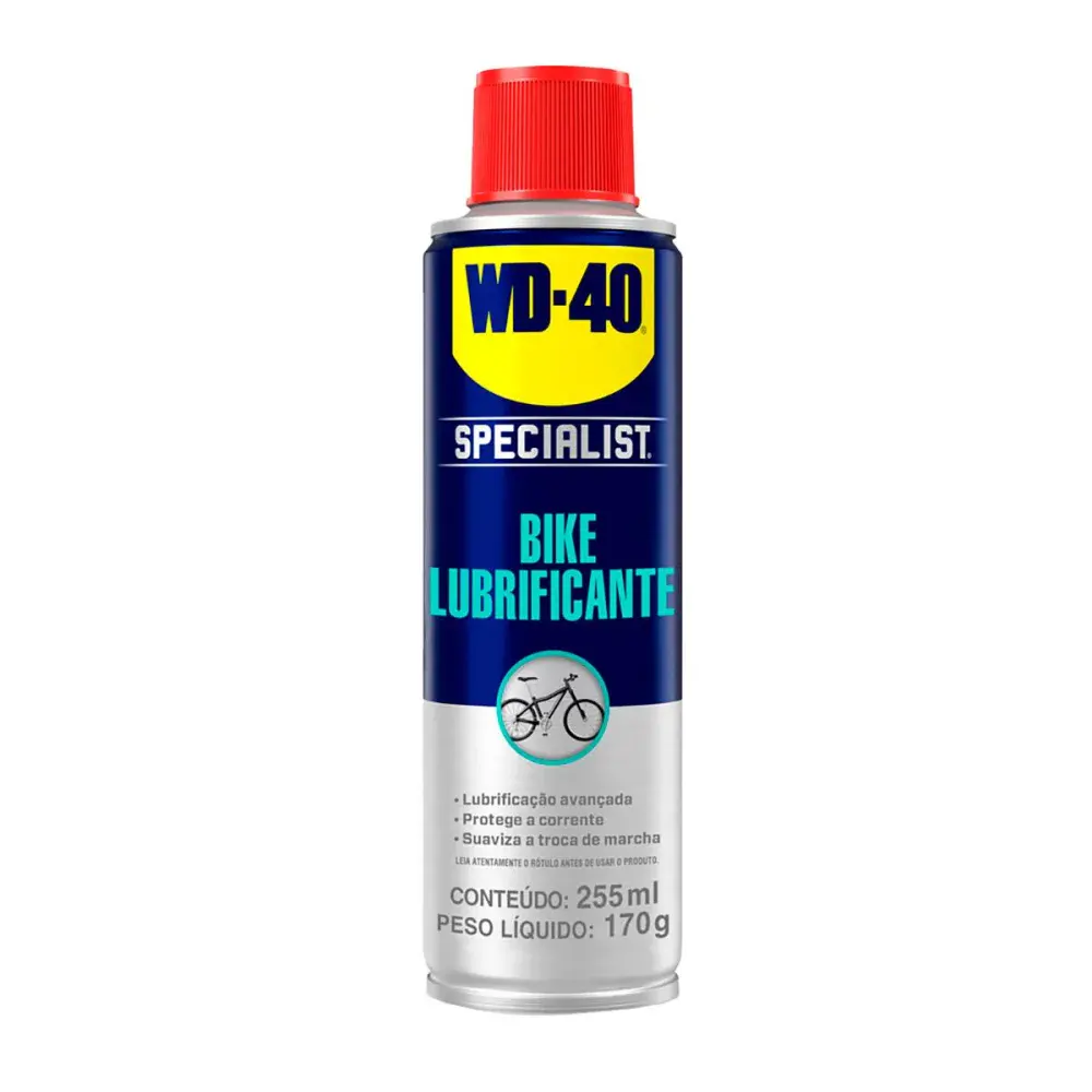 Lubrificante para corrente seco e úmido 255ML bike Wd-40