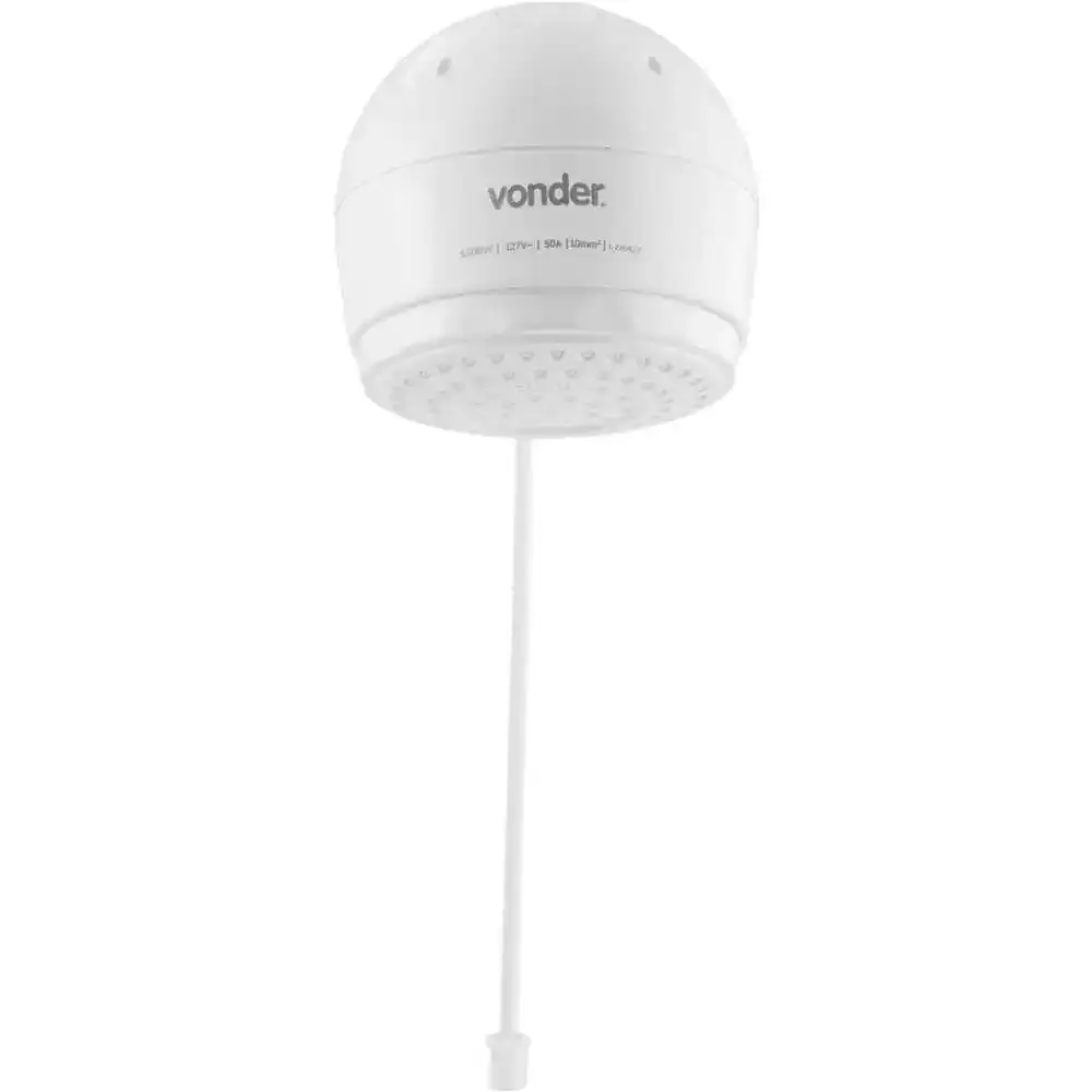 Ducha eletrônica 5500W 127V branca Vonder — fotografia 8
