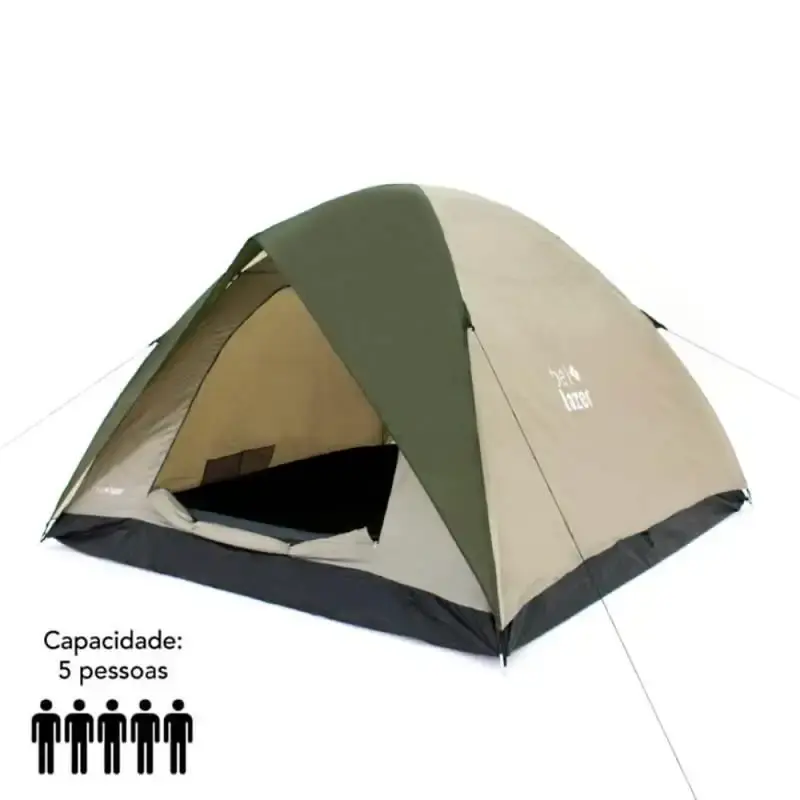 Barraca camping araguaia alta premium cobertura para 5 pessoas BEL — fotografia de referência
