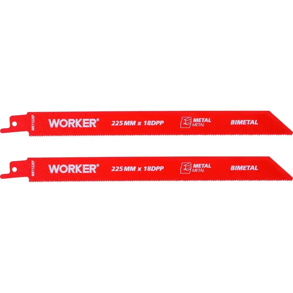 Lâmina para serra sabre bimetálica 1/2” 225MM 18 dentes Worker — fotografia 6