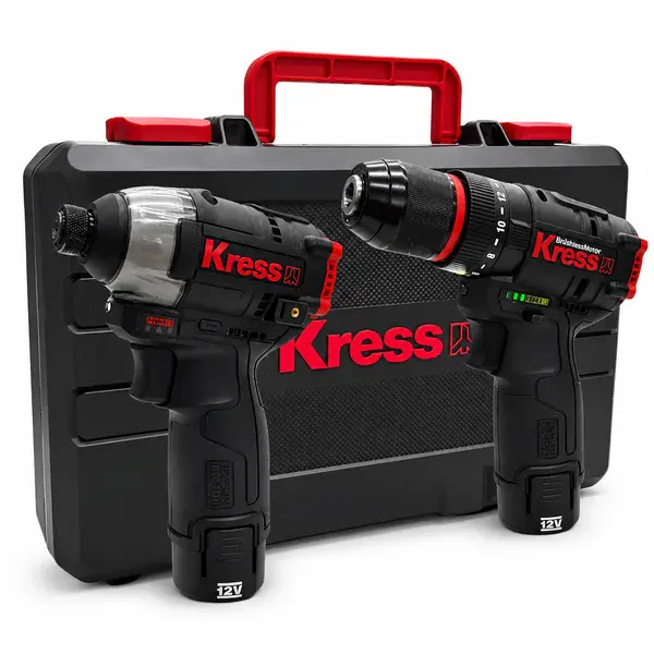 Kit parafusadeira e furadeira de impacto 12V KUG02 - Kress — fotografia de referência