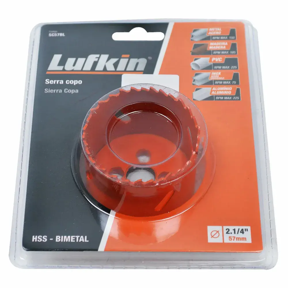 Serra copo 57MM 2.1/4 SC57BL Lufkin — fotografia 7