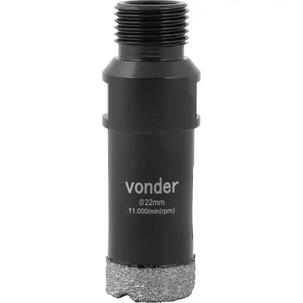 Serra copo diamantada 22MM para esmerilhadeira Vonder — fotografia 3