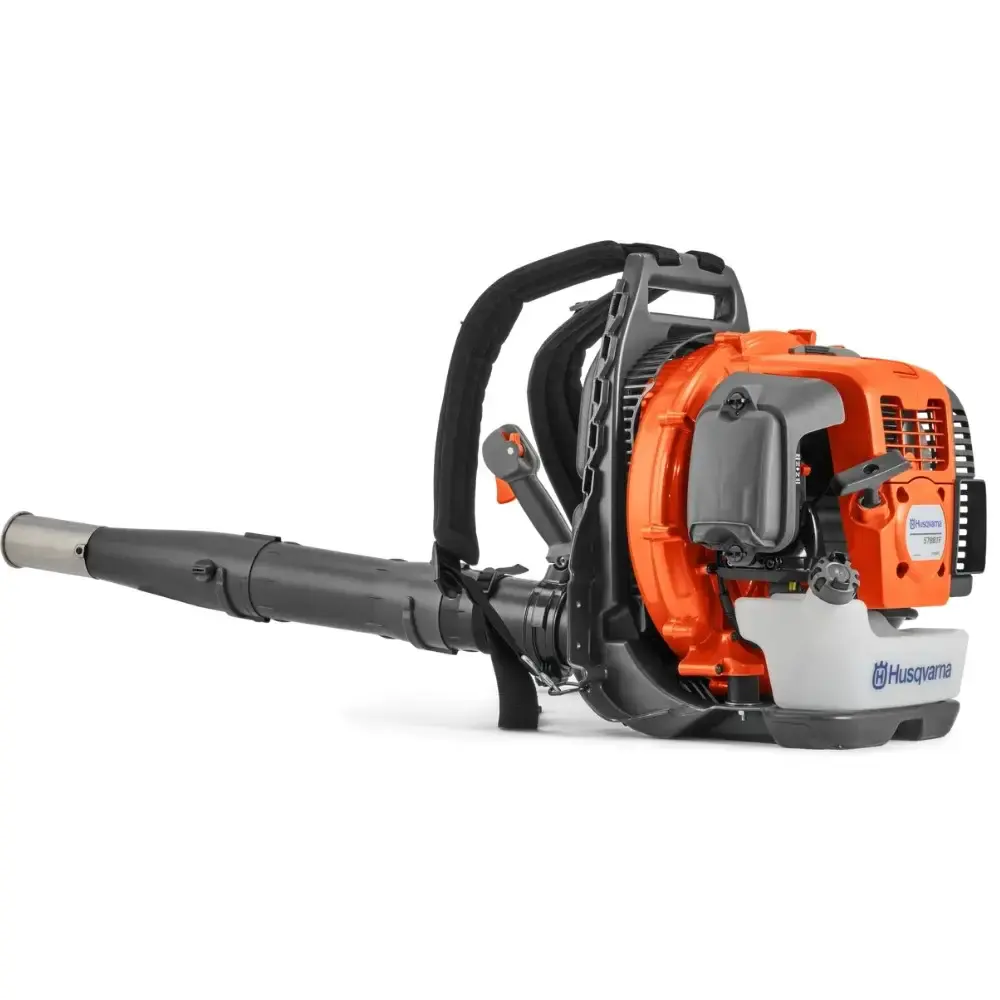 Soprador de folhas costal a gasolina 4 HP 75,6 CC 578BTF Husqvarna — fotografia de referência