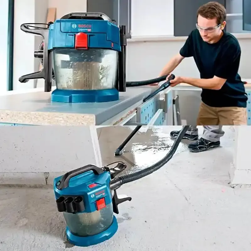 Chave de impacto 18V brushless 2 em 1 GDX18V-200 + aspirador pó e líquido 10L GAS 18V-10 Bosch — fotografia 7