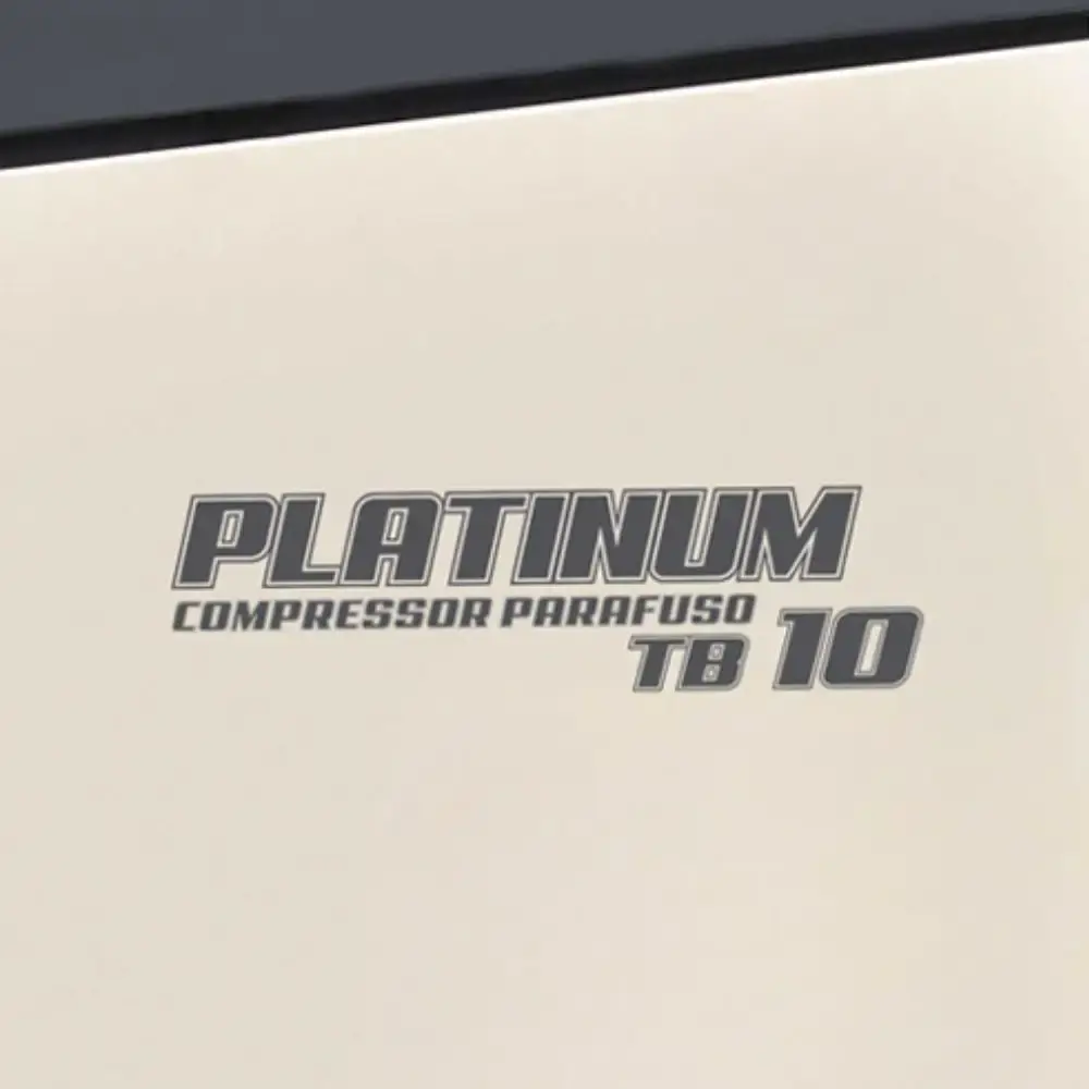 Compressor de parafuso platinum 10HP 8BAR 220V TB10 techto — fotografia 4