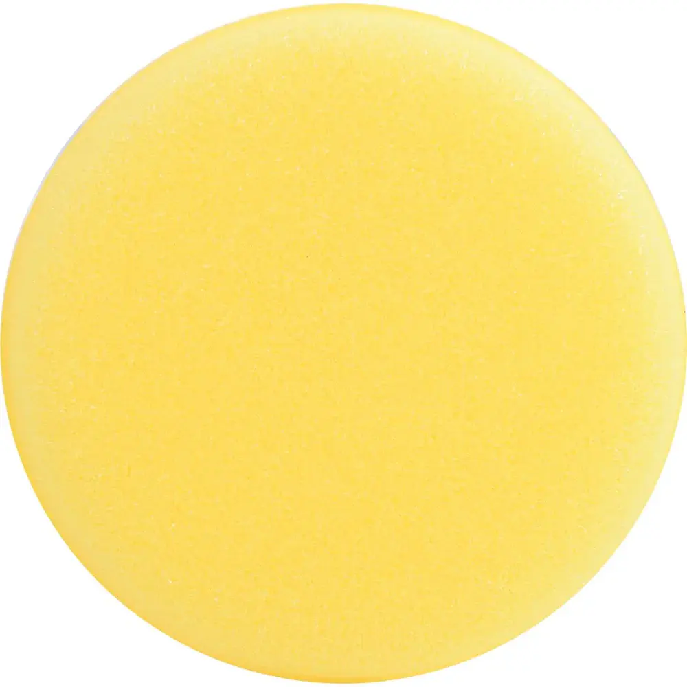 Aplicador de cera automotiva espuma amarela 120MM Worker