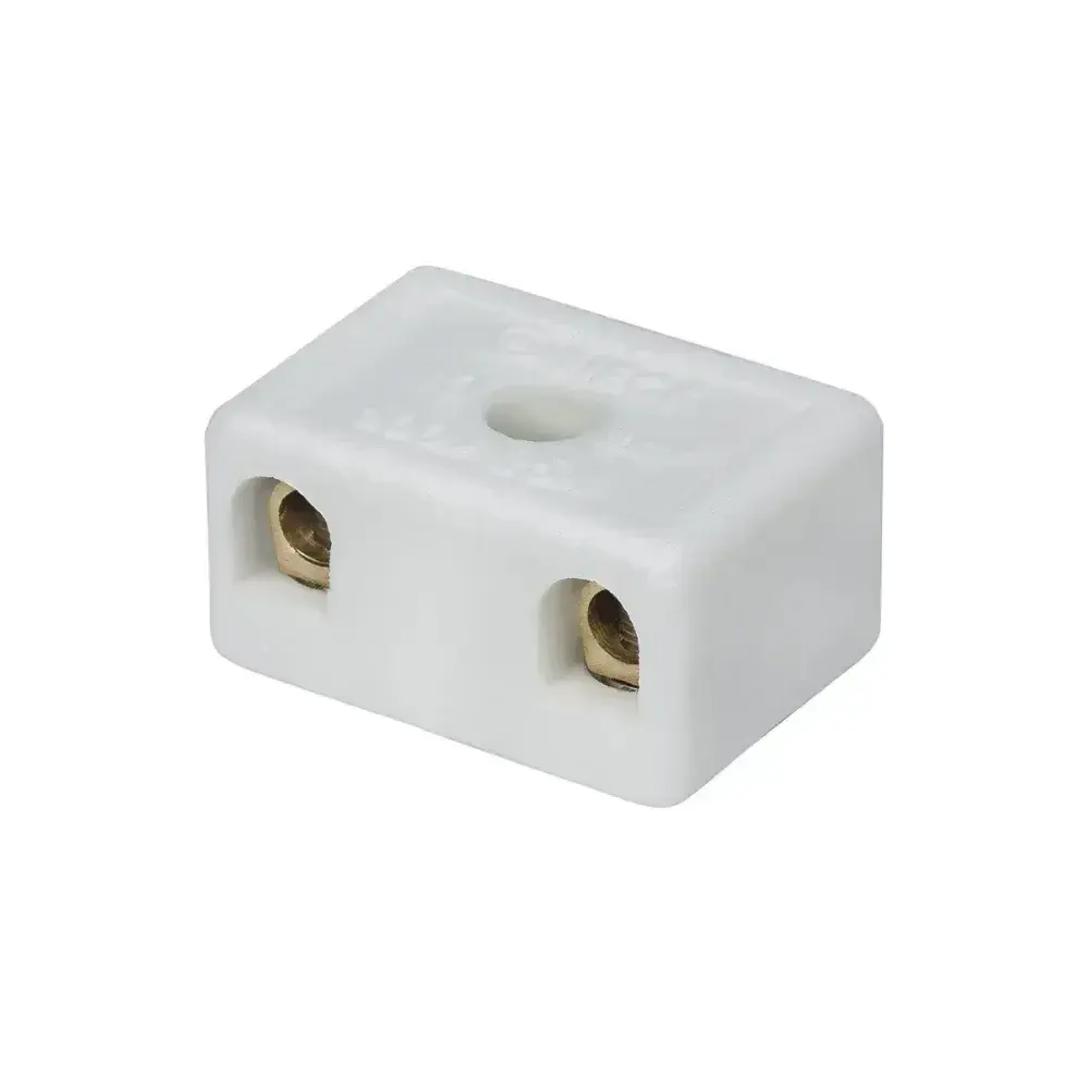 Conector porcelana Liege médio 2P 10MM 2 peç — fotografia 2