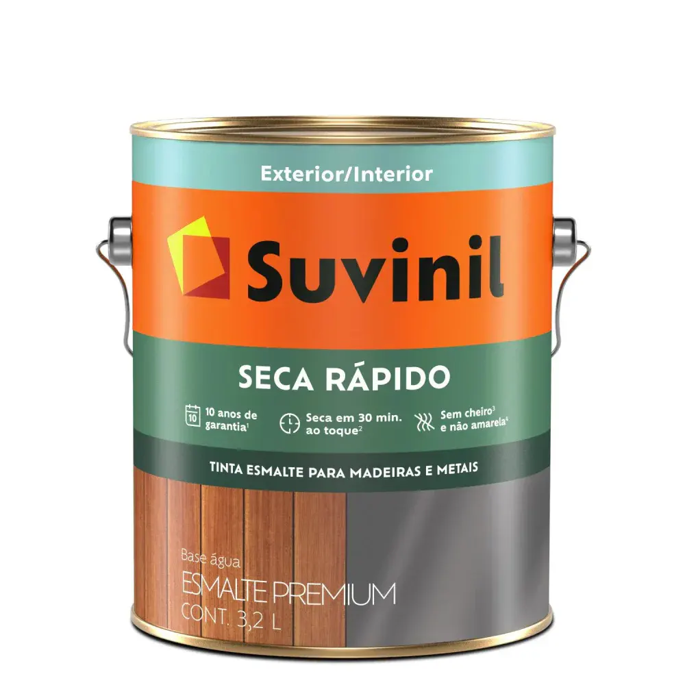 Esmalte seca rápido base brilho C2 3,2L suvinil Suvinil Selfcolor — fotografia de referência