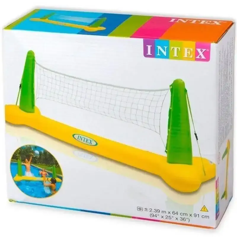 Vôlei inflável para piscina kit com bola e rede Intex — fotografia 5