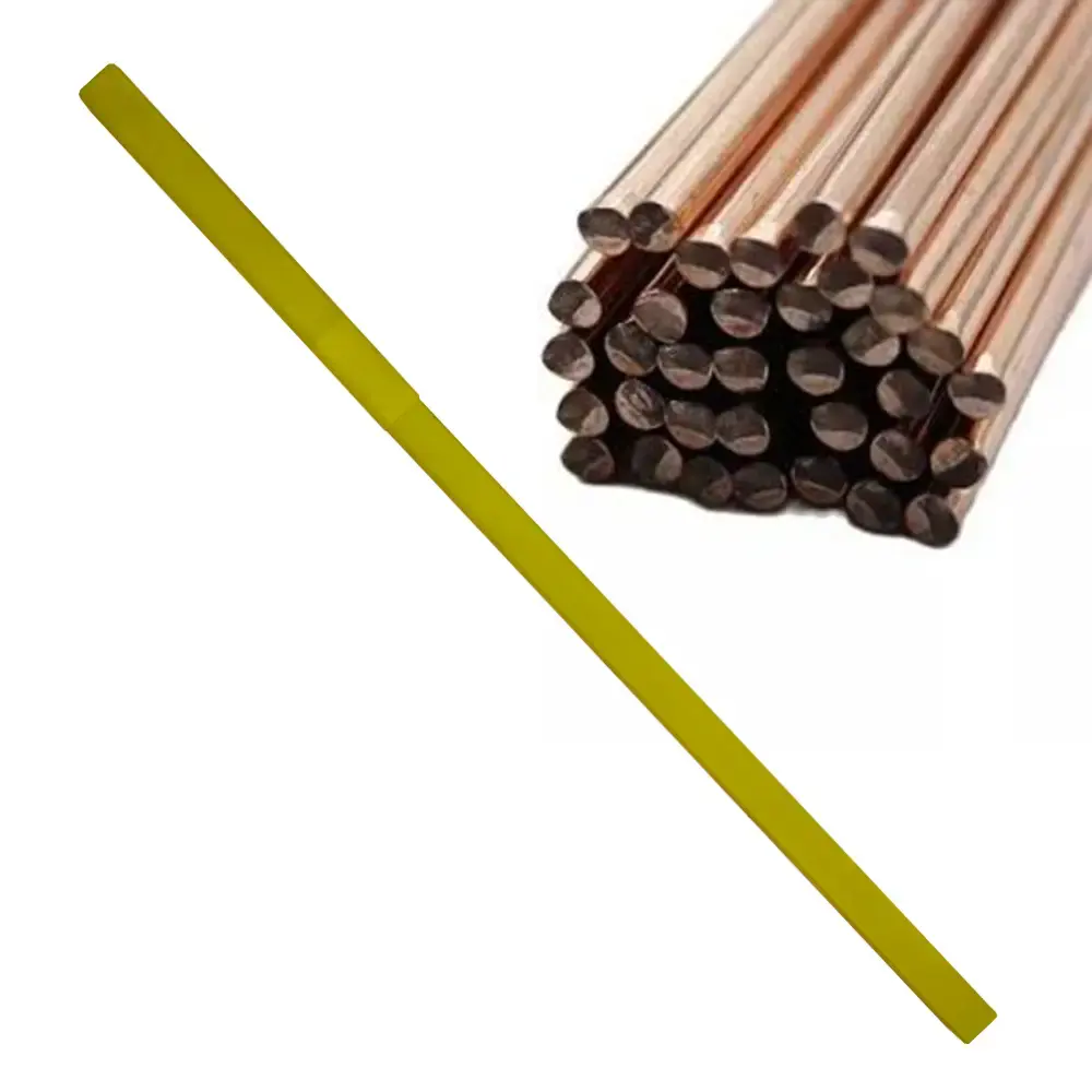 Vareta para solda TIG cobreado 2,5 MM caixa 5,0 KG ER70S-3 Evald — fotografia 5