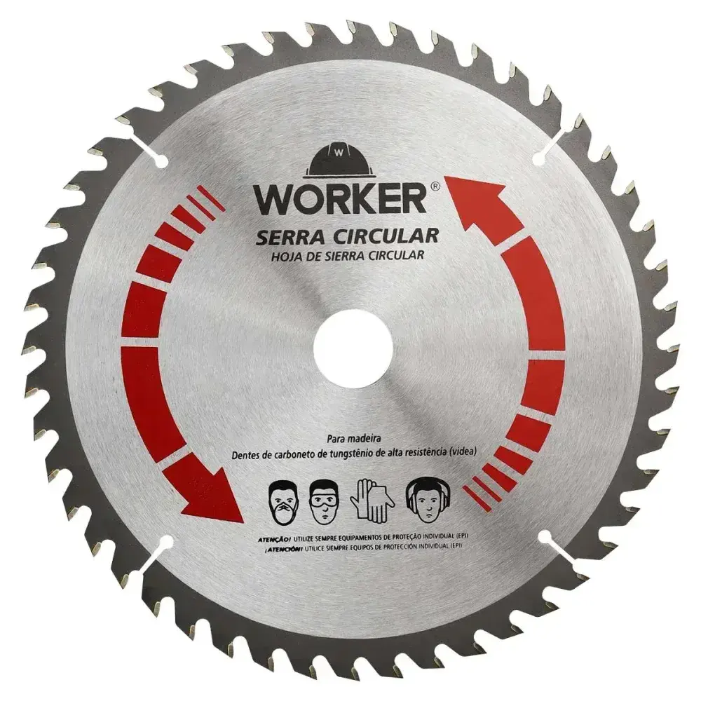Disco de serra widea 10 48 dentes 30MM Worker — fotografia 7