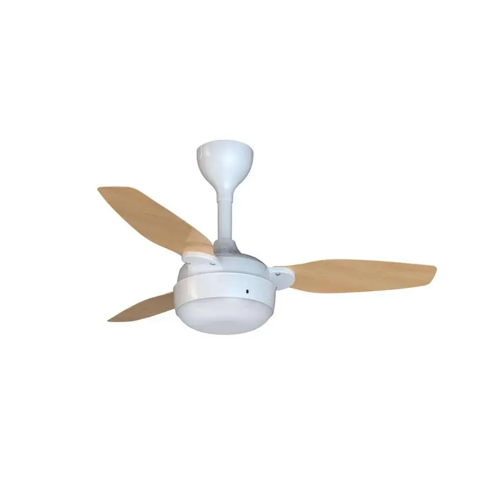 Ventilador de teto legacy inverter branco/pinus 127/220V Ventisol — fotografia 3