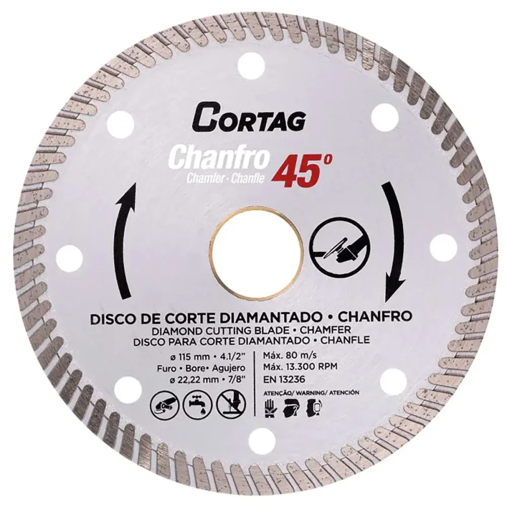 Disco diamantado turbo 200MM Cortag — fotografia de referência