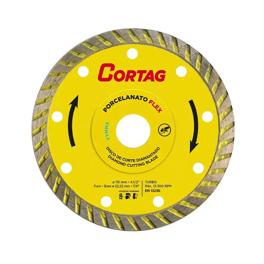 Disco diamantado turbo flex 115MM Cortag — fotografia de referência