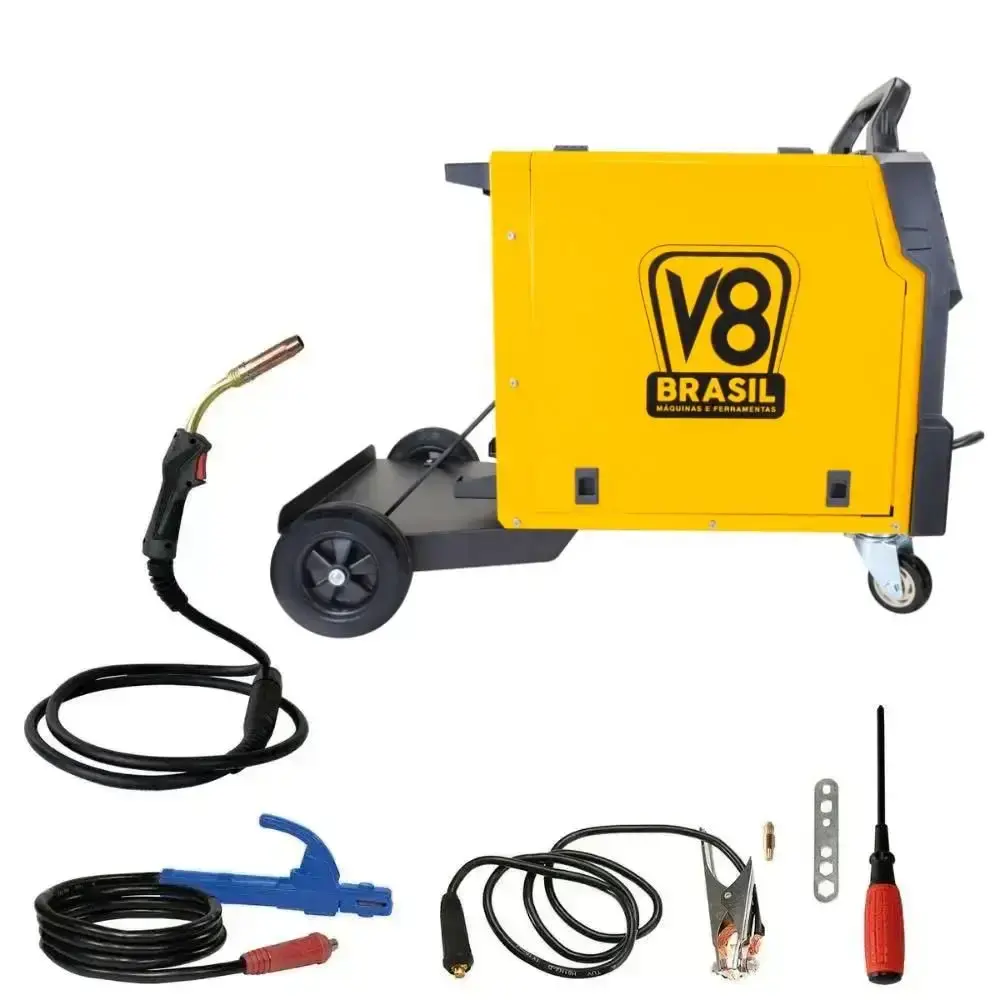 Maquina de solda multiprocesso 250I mig/tig 250A 220V mono 20201 V8 brasil — fotografia 3