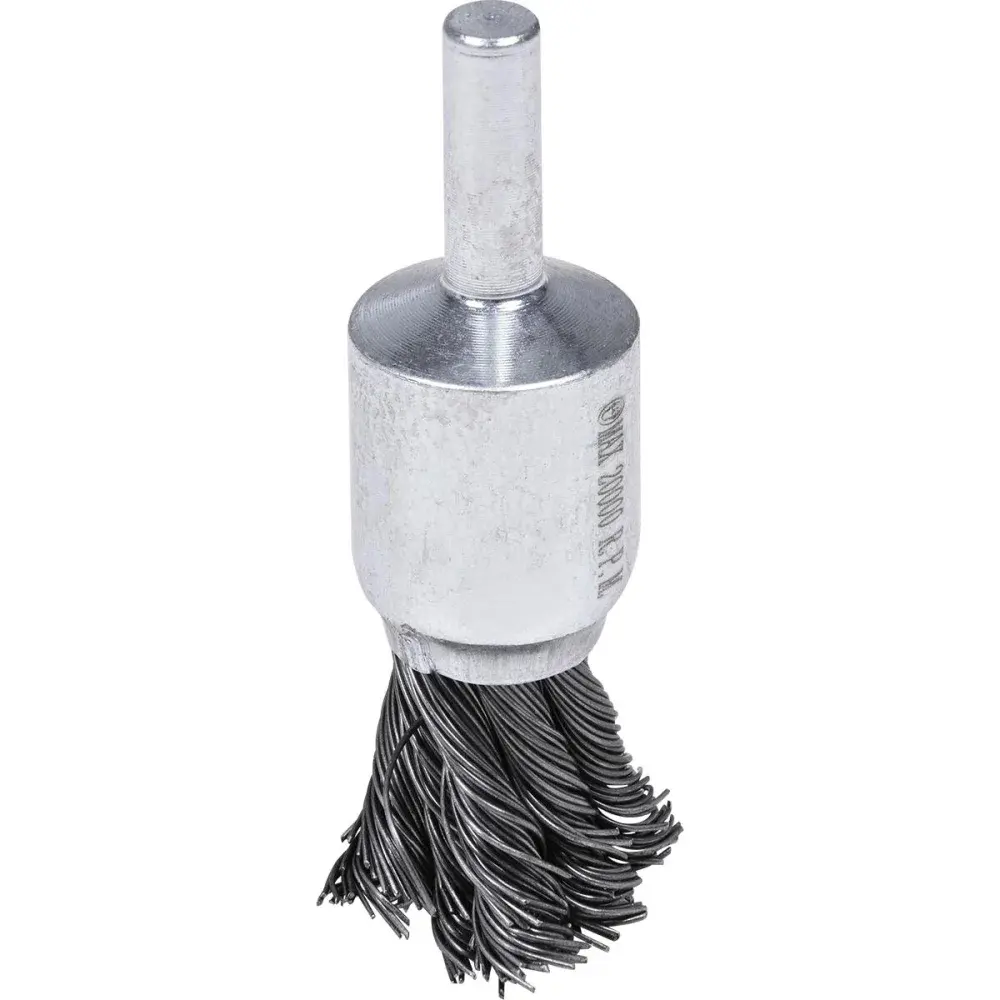 Escova pincel trançado em aço carbono 3/4 19,05CM Worker — fotografia de referência