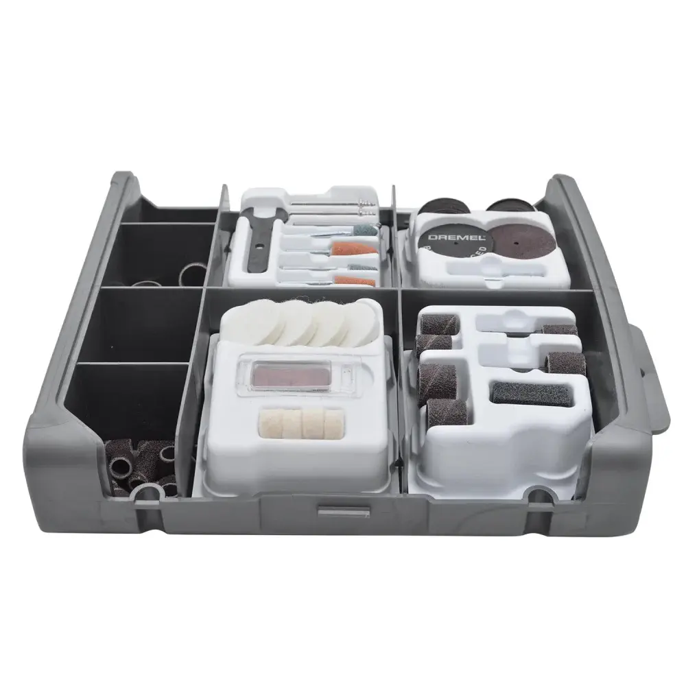Kit para mini retifica com 110 peç de uso geral 709 Dremel — fotografia 4