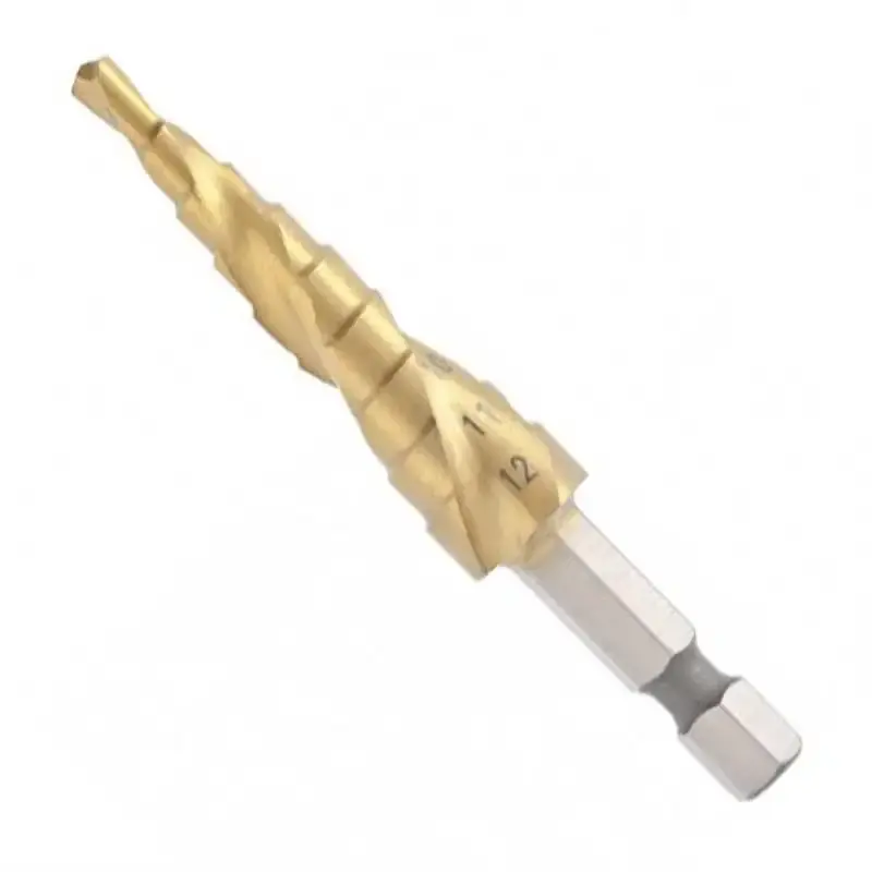 Broca escalonada de 4 à 12 MM HSS espiral profissional MTX