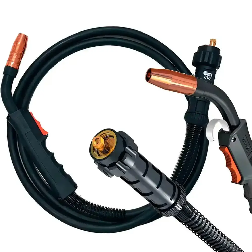 Tocha para solda mig 5M com euro conector weld 315 0510.2008 Sumig