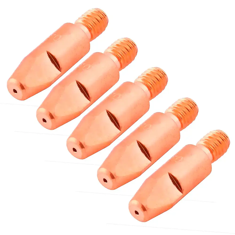 Tocha MIG tubo de contato 0,8 x 30MM M8 5 unidades Oximig — fotografia de referência