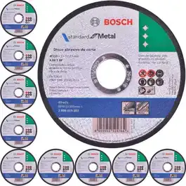 Disco de Corte Inox 4.1/2Pol x 1,0mm 10 Unidades BOSCH — fotografia 2